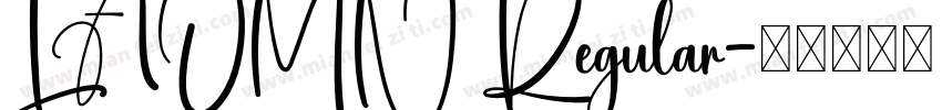 LAOMN Regular字体转换